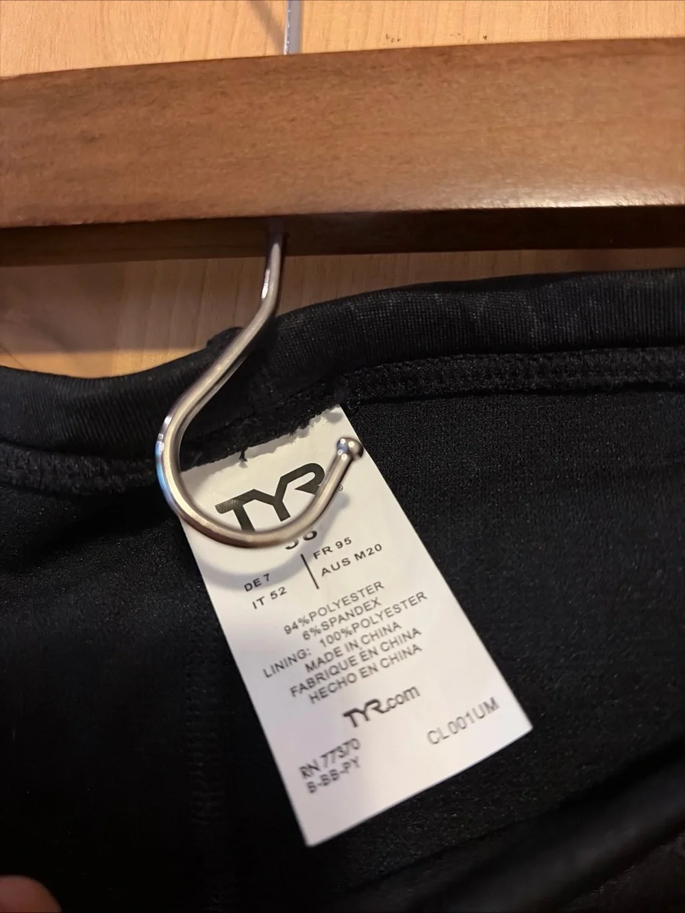 TYR Durafast Hexa Curve Splice Jammer Swim Shorts Mens 38 XL Black NWT